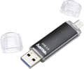 Miniatyrbillede 1 af 10: Hama FlashPen Laeta Twin USB stick smartphone/tablet Sort 32 GB USB 3.2 Gen 1 (USB 3.0), Micro USB 2.0