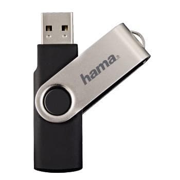 Hama Rotate USB stick 16 GB USB 2.0 Sort 94175