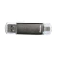 Miniatyrbild 2 av 3: Hama FlashPen Laeta Twin USB-minne smartphone/surfplatta Grå 32 GB USB 2.0, Micro USB 2.0