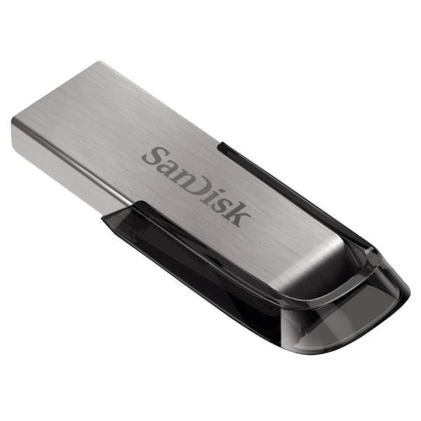 SanDisk ULTRA FLAIR USB-minne 64 GB USB Type-A 3.0 Svart, Silver