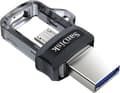 Miniatyrbild 6 av 9: SanDisk Ultra Dual m3.0 USB-minne 256 GB USB Type-A / Micro-USB 3.2 Gen 1 (3.1 Gen 1) Svart, Silver, Transparent