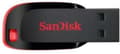 Miniatyrbild 9 av 11: SanDisk Cruzer Blade USB-minne 32 GB USB Type-A 2.0 Svart, Röd