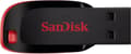 Miniatyrbild 2 av 11: SanDisk Cruzer Blade USB-minne 32 GB USB Type-A 2.0 Svart, Röd