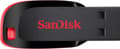 Miniatyrbild 7 av 11: SanDisk Cruzer Blade USB-minne 64 GB USB Typ-A 2.0 Svart, Röd