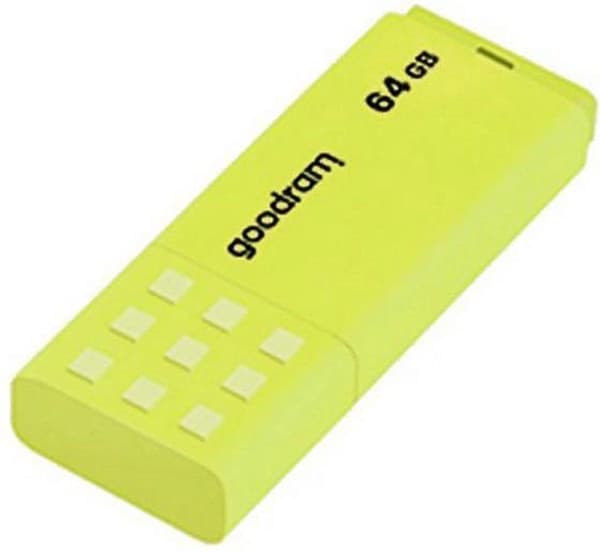 Goodram UME2-0640Y0R1 USB-flashdrev 64 GB USB Type-A 2.0 Gul