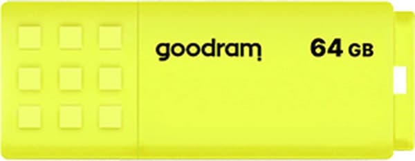Goodram UME2-0640Y0R1 USB-flashdrev 64 GB USB Type-A 2.0 Gul Gul