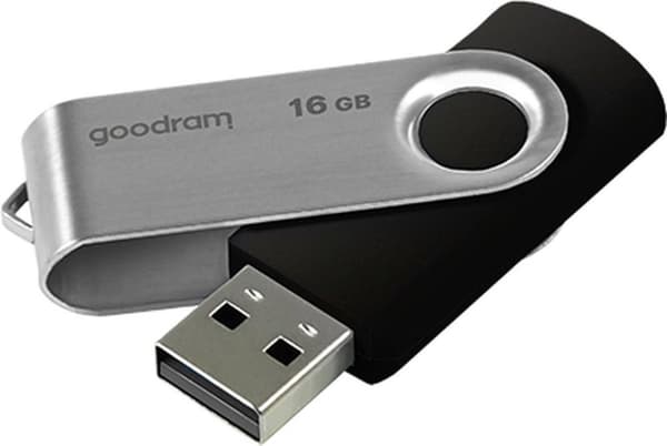 Goodram UTS2 USB-minne 16 GB USB Type-A 2.0 Svart,Silver