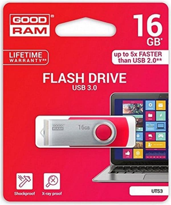 Goodram UTS3 USB-muistitikku 32 Gt USB Type-A 3.2 Gen 1 (3.1 Gen 1) Musta