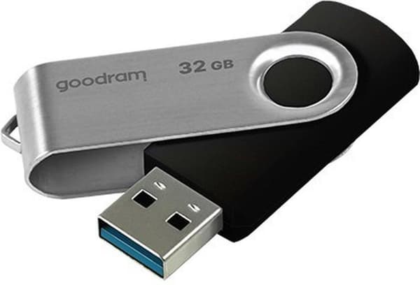 Goodram UTS3 USB-muistitikku 32 Gt USB Type-A 3.2 Gen 1 (3.1 Gen 1) Musta