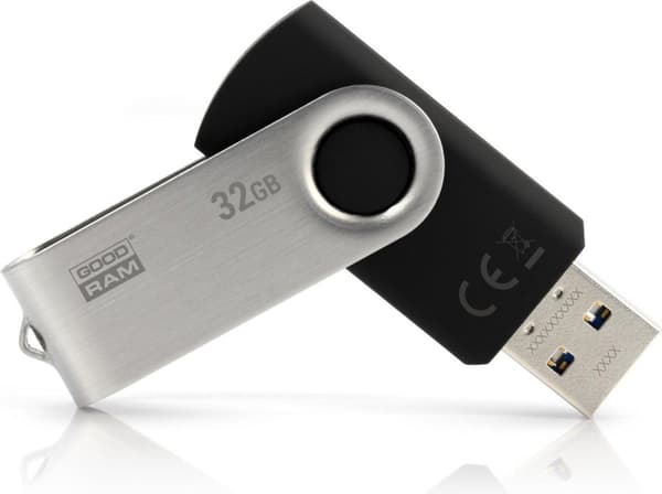 Goodram UTS3 USB-flashdrev 32 GB USB Type-A 3.2 Gen 1 (3.1 Gen 1) Sort Sort