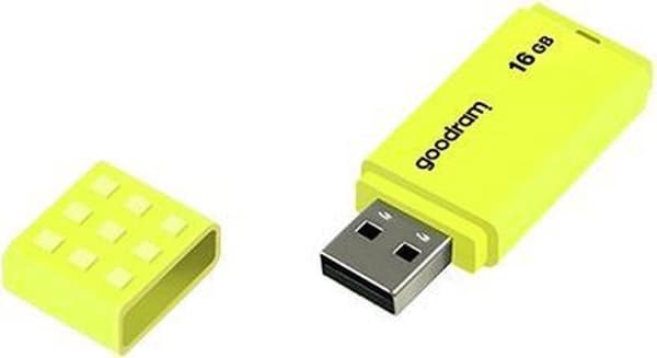 Goodram UME2 16 GB USB-minne USB Typ-A 2.0 Gul