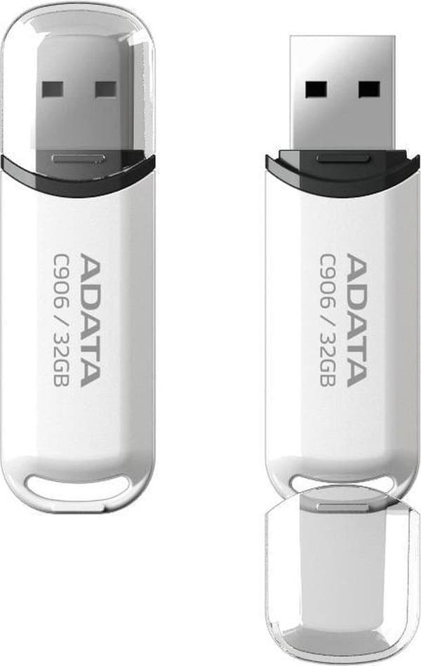 ADATA 32GB C906 USB-minne USB Typ-A 2.0 Vit
