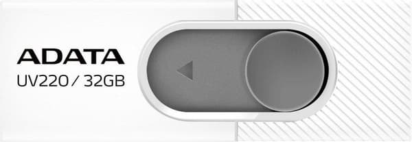 ADATA UV220 USB-minne 32 GB USB Typ-A 2.0 Grå, Vit