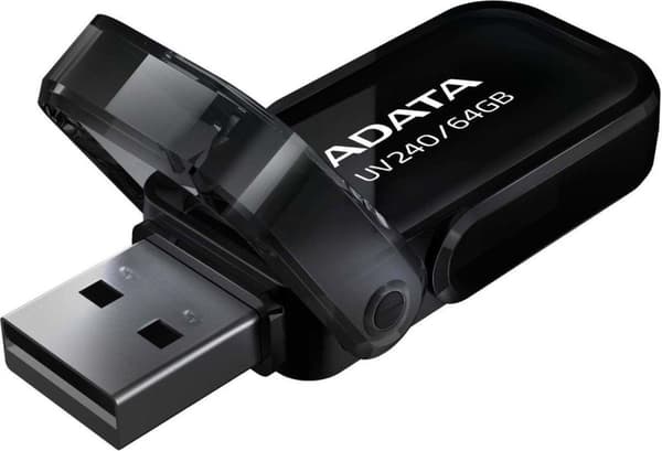 ADATA UV240 USB-minne 64 GB USB Type-A 2.0 Svart