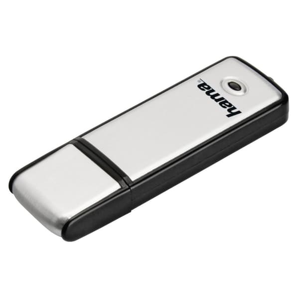 Hama FlashPen Fancy - USB-minne - 16 GB - USB 2.0 - svart, silver Svart, Silver