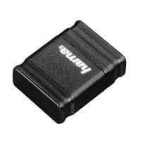 Hama FlashPen "Smartly" - USB-flashdrev - 64GB - USB2.0 - sort (108045) Sort