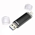 Miniatyrbillede 3 af 6: hama "Laeta Twin" USB 3.0 OTG Memory Stick FlashPen, 16 GB lavet af plastik, dataoverførselshastighed: 45 MBit/s, - 1 vare (00123998)