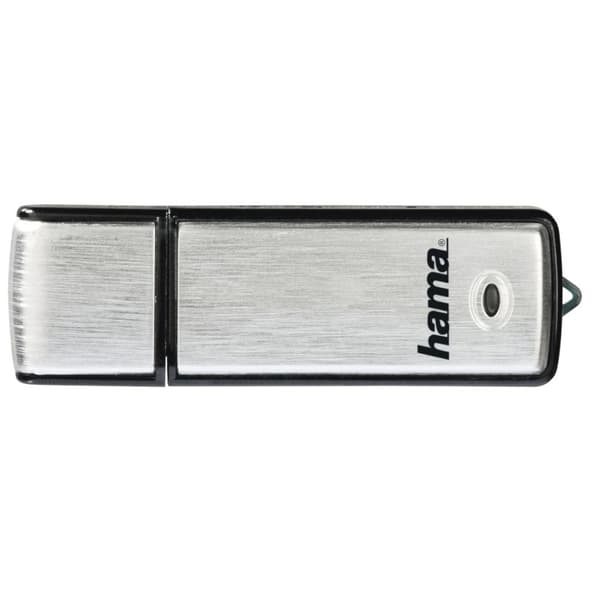 Hama "Fancy" - USB Flash Drive - 128 GB - USB 2.0 - sort, sølv