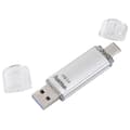Miniatyrbild 2 av 5: Hama FlashPen "C-Laeta" - USB flash drive - 128 GB - USB 3.0/USB Type C - silver