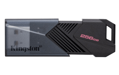 Kingston DataTraveler Exodia Onyx - USB-minnepinne - 256 GB - USB 3.2 Gen 1