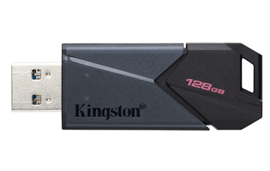 Kingston DataTraveler Exodia Onyx - USB-minnepinne - 128 GB - USB 3.2 Gen 1