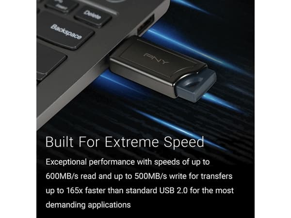 PNY Pendrive 256gb usb 3.2 pro elite v2 p-fd256prov2-ge