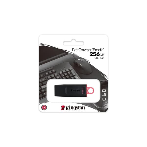 256GB Kingston Exodia USB 3.2 USB-minne Pendrive
