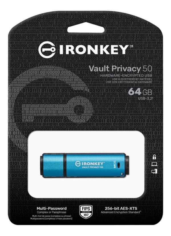 Kingston 64 GB IKVP50 256bit-kryptering