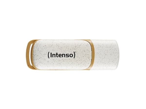 Intenso Green Line, 128 GB, USB A-tyyppi, 3.2 Gen 1 (3.1 Gen 1), Suojus, 6 g, Beige, Ruskea