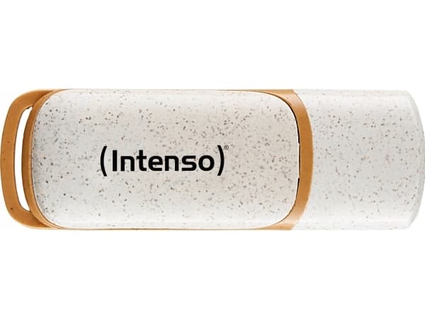 Intenso Green Line, 128 GB, USB A-tyyppi, 3.2 Gen 1 (3.1 Gen 1), Suojus, 6 g, Beige, Ruskea