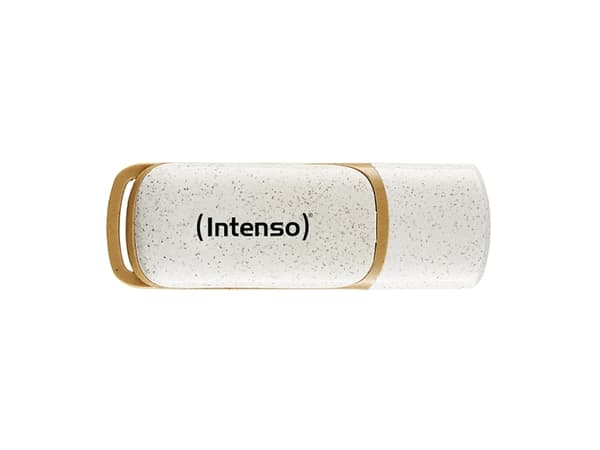 Intenso Green Line - USB flash-stasjon - 32 GB - USB 3.2 Gen 1 - brun, beige