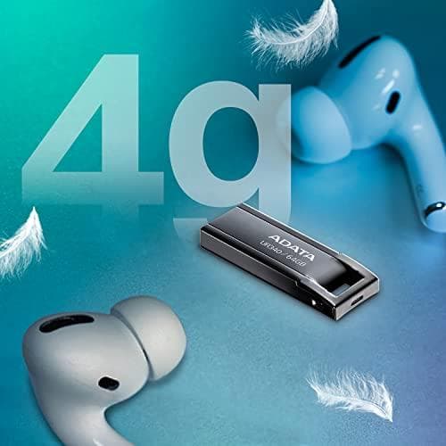 ADATA UR340 USB-minne 64 GB USB Typ-A 3.2 Gen 2 (3.1 Gen 2) Svart