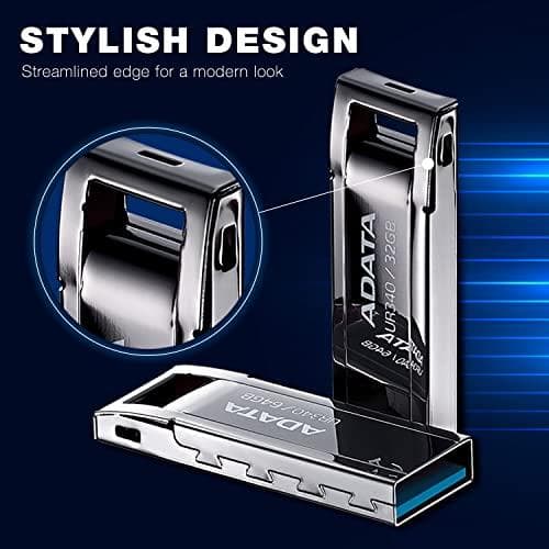 ADATA UR340 USB-minne 64 GB USB Typ-A 3.2 Gen 2 (3.1 Gen 2) Svart