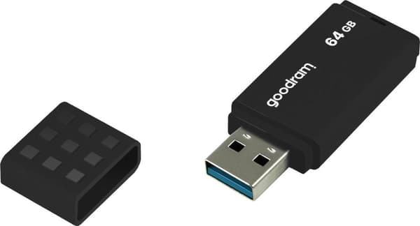 Goodram UME3 USB-muistitikku 64 Gt USB Type-A 3.0 (3.1 Gen 1) Musta musta