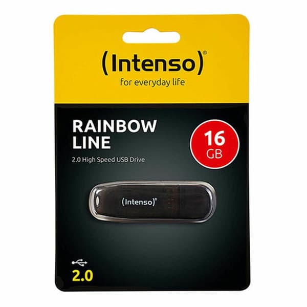 USB-minne INTENSO Intenzivno 16 GB Svart