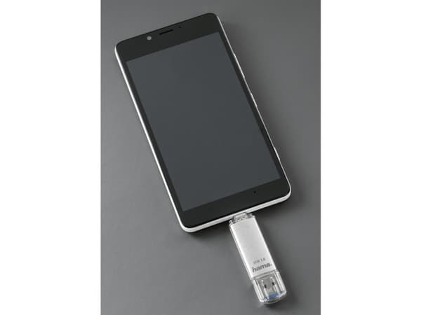 Hama C-Laeta, 256 GB, USB Type-A / USB Type-C, 3.2 Gen 1 (3.1 Gen 1), 70 MB/s, Suojus, Hopea