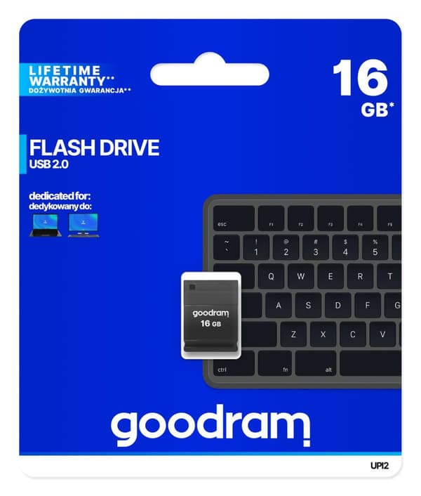 Goodram UPI2 USB-minne 16 GB USB Type-A 2.0 Svart