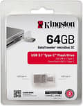 Miniatyrbillede 3 af 7: Kingston Technology DataTraveler 64GB microDuo 3C 200MB/s dobbelt USB-A + USB-C