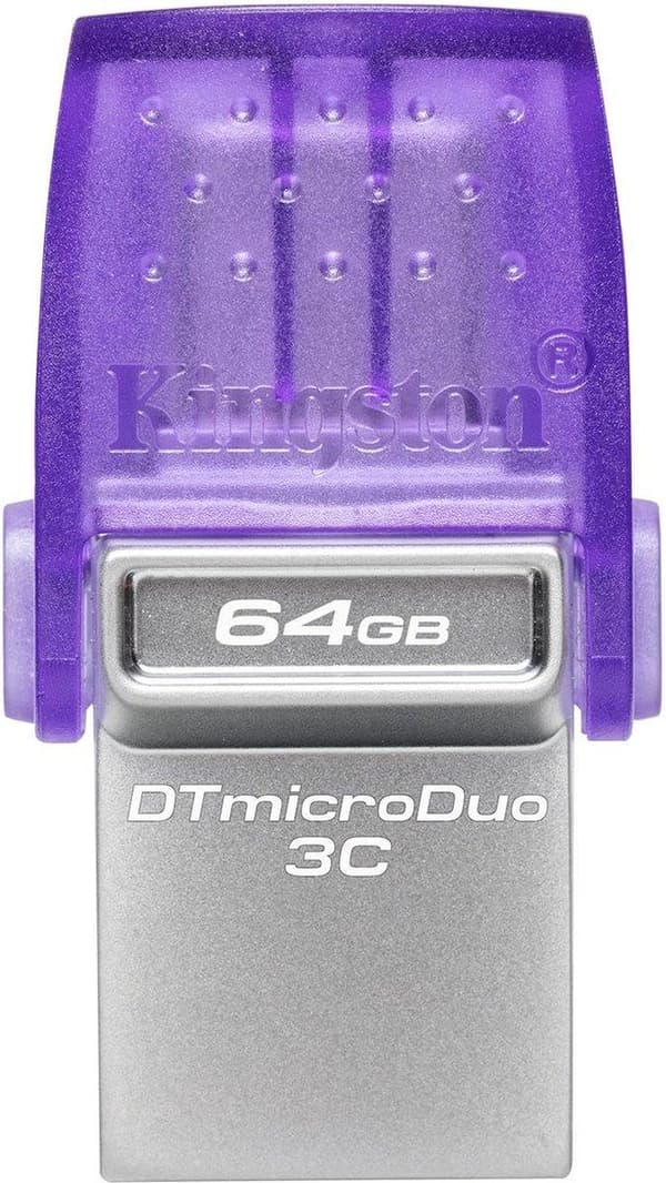 Kingston Technology DataTraveler 64GB microDuo 3C 200MB/s dobbelt USB-A + USB-C