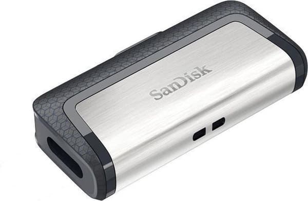 Sandisk Ultra Dual Drive USB Type-C USB-minne 32 GB USB Type-A / USB Type-C 3.2 Gen 1 (3.1 Gen 1) Svart, Silver