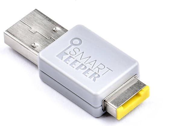 SmartKeeper Basic "USB Stick" låsbar 32GB gul (OM03YL)