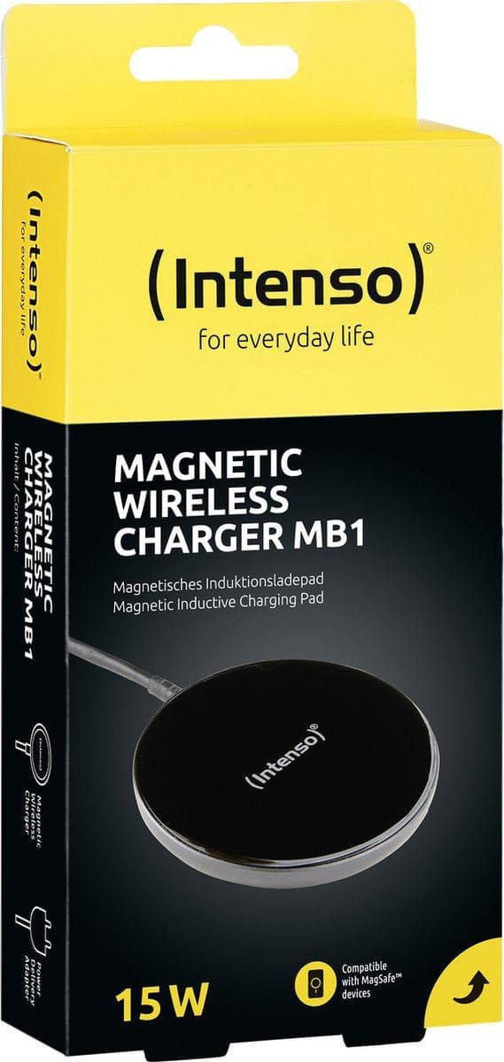Intenso Magneettinen langaton laturi MB1 musta (7410710)