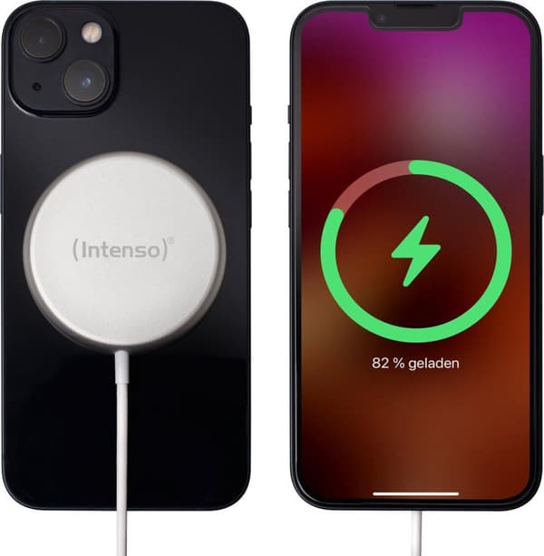 Intenso Magneettinen langaton laturi MW1 valkoinen (7410712)