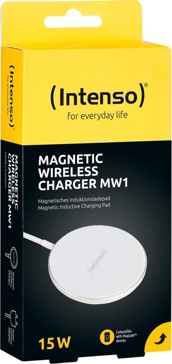 Intenso Magneettinen langaton laturi MW1 valkoinen (7410712)