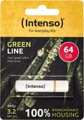 Pikkukuva 6 / 6: USB-tikku 64 Gt Intenso USB 3.2 Gen1x1 Green Line vähittäismyynti (3540490)