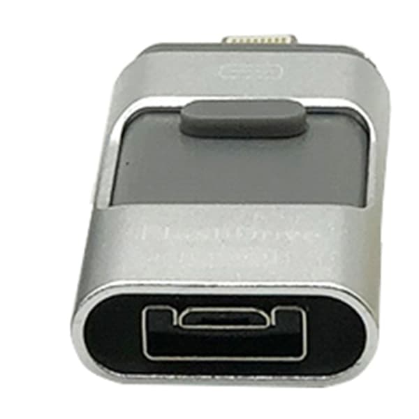Lightning/Micro-USB-Minne (Spara ner från din telefon) 128Gb