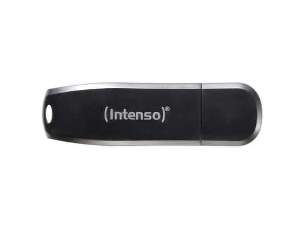 Intenso Speed Line, 512 GB, USB A-tyyppi, 3.2 Gen 1 (3.1 Gen 1), 70 MB/s, Suojus, Musta