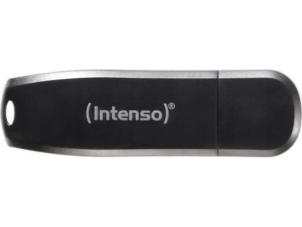 Intenso Speed Line, 512 GB, USB A-tyyppi, 3.2 Gen 1 (3.1 Gen 1), 70 MB/s, Suojus, Musta
