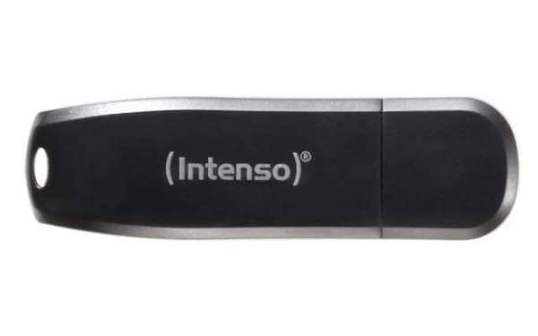 Intenso Speed Line, 512 GB, USB A-tyyppi, 3.2 Gen 1 (3.1 Gen 1), 70 MB/s, Suojus, Musta