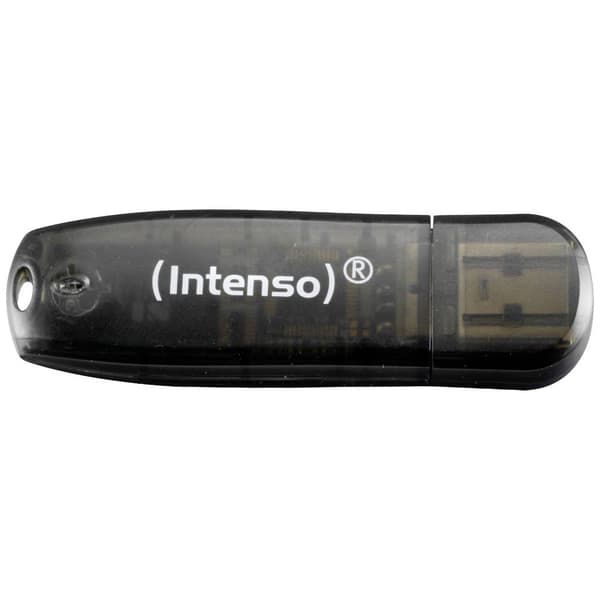 Intenso Rainbow Line USB-minne 32 GB Gul, Röd, Svart 3502483 USB 2.0